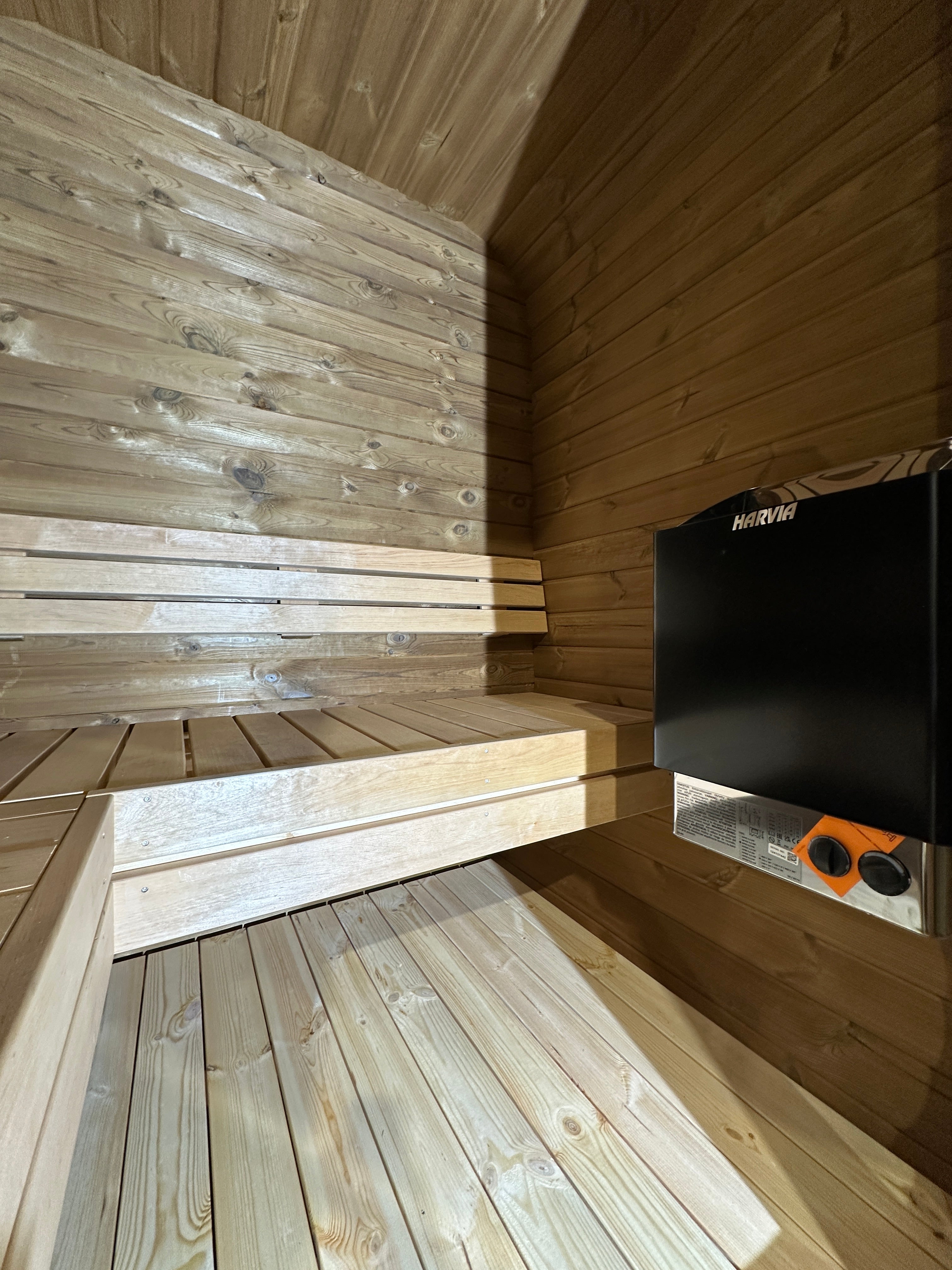 RecoSauna Mini Square Sauna - Nordic Pine