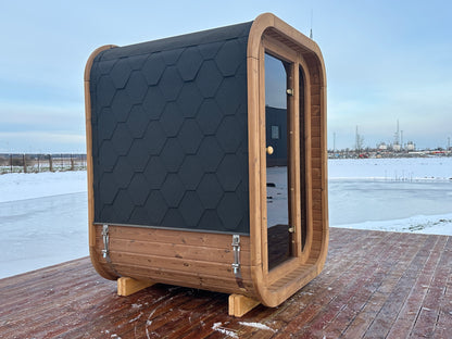 RecoSauna Mini Square Sauna - Nordic Pine