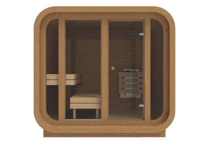 RecoSauna Sisu Square Sauna 2.3 x 2.3 m - Thermowood