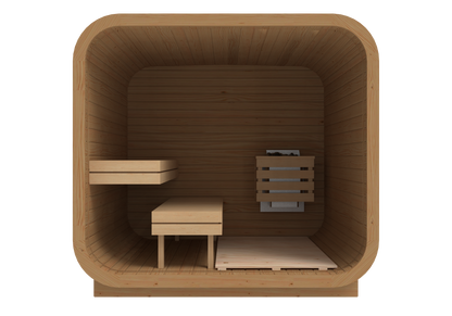 RecoSauna Sisu Square Sauna 2.3 x 2.3 m - Thermowood