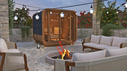 RecoSauna Sisu Square Sauna 2.3 x 2.3 m - Thermowood