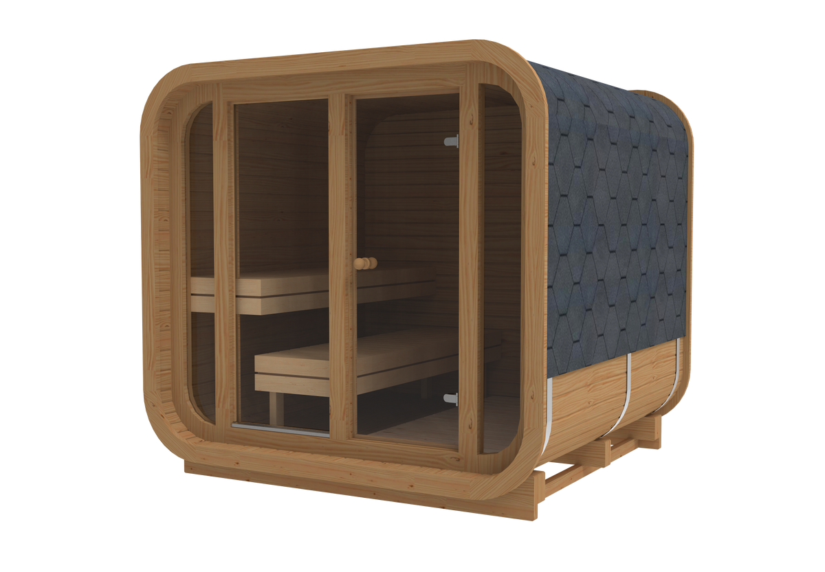 RecoSauna Sisu Square Sauna 2.3 x 2.3 m - Thermowood