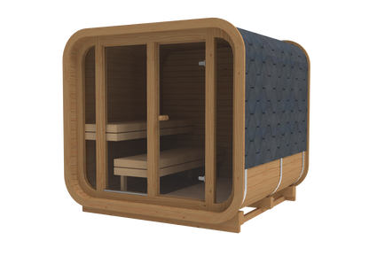 RecoSauna Sisu Square Sauna 2.3 x 2.3 m - Thermowood