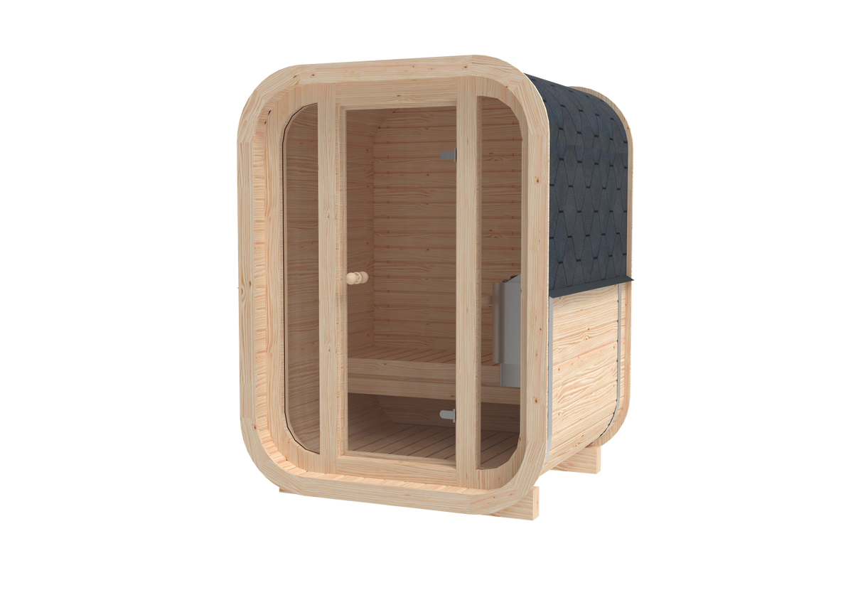 RecoSauna Mini Square Sauna - Thermowood