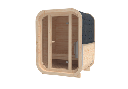 RecoSauna Mini Square Sauna - Nordic Pine
