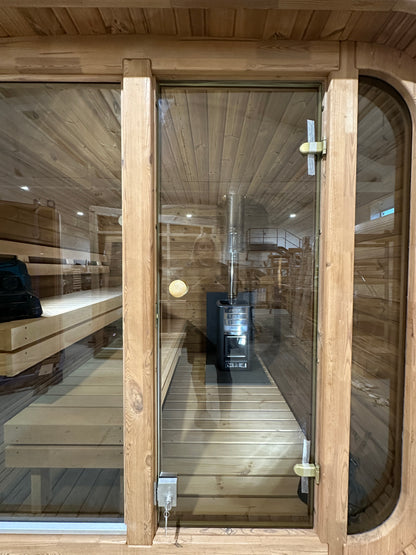 RecoSauna Sisu Square Sauna 2.3 x 2.3 m - Nordic Pine
