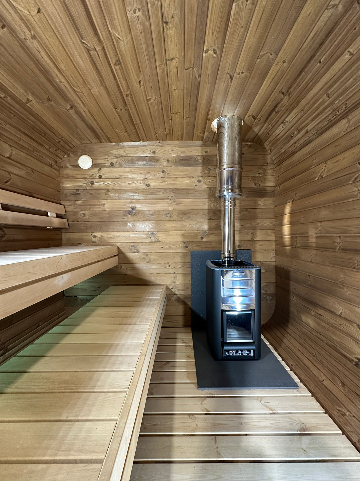 RecoSauna Sisu Square Sauna 2.3 x 2.3 m - Nordic Pine