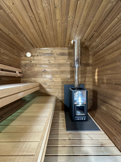 RecoSauna Sisu Square Sauna 2.3 x 2.3 m - Nordic Pine