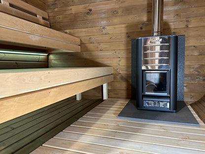 RecoSauna Sisu Square Sauna 2.3 x 2.3 m - Nordic Pine