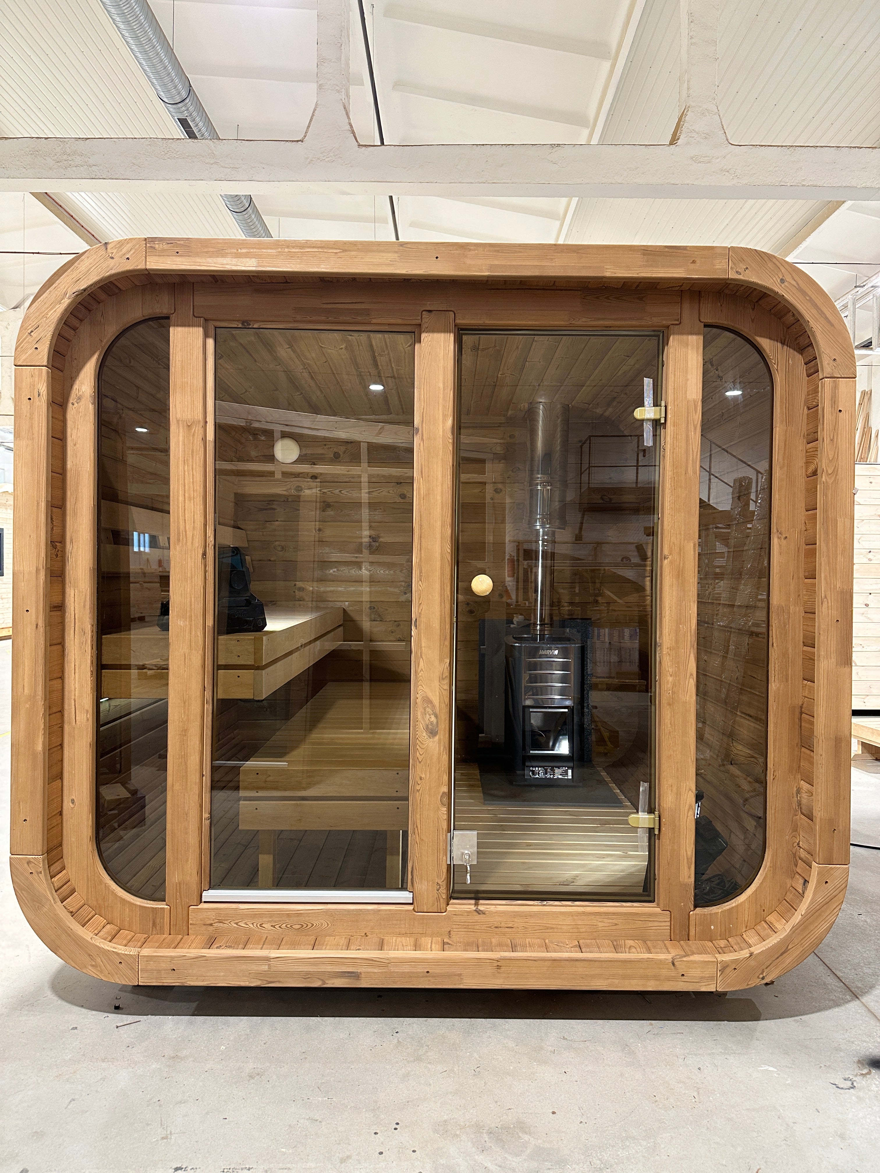 RecoSauna Sisu Square Sauna 2.3 x 2.3 m - Thermowood