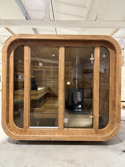 RecoSauna Sisu Square Sauna 2.3 x 2.3 m - Thermowood