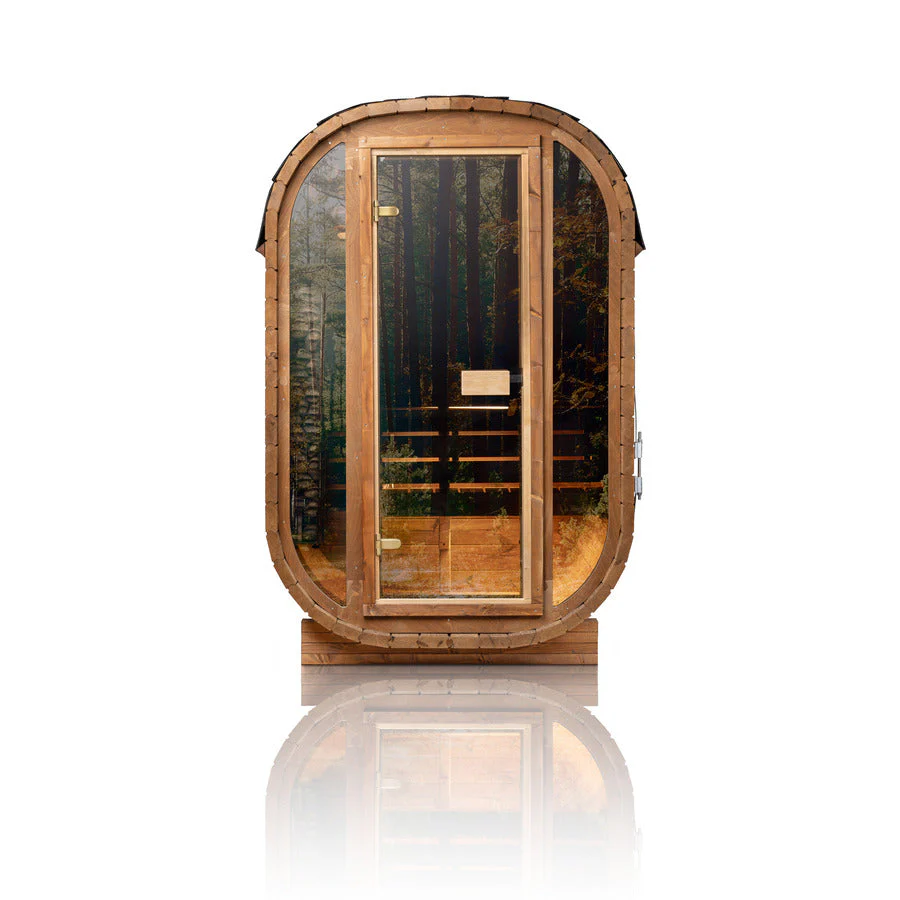 Auris One Luxury Outdoor Cedar Sauna - Orivon Wellness