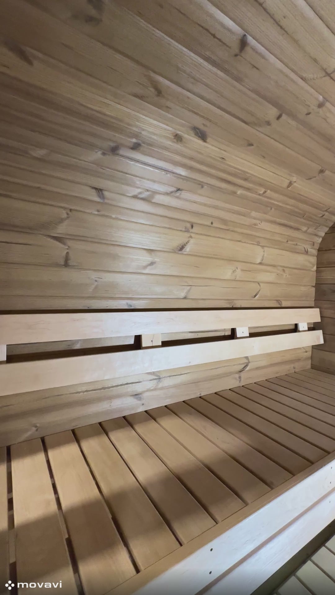 RecoSauna Sisu Square Sauna 2.3 x 2.3 m - Nordic Pine
